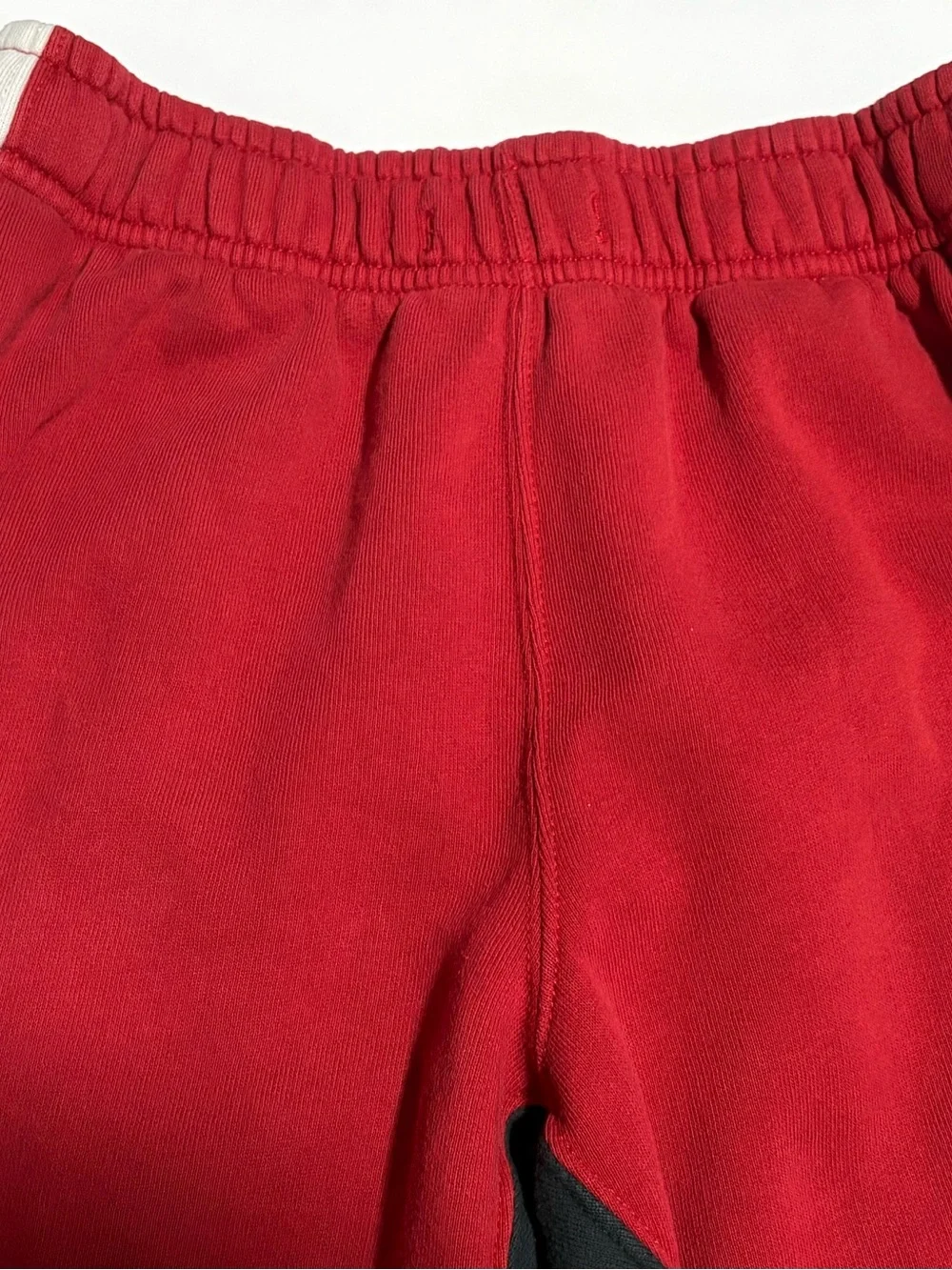 Ralph Lauren Red Fleece Joggers with Black Waistband